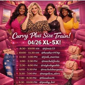 Curvy Plus Size Train! XL - 5X! $20 & Under Starts! Sunday March 22nd!